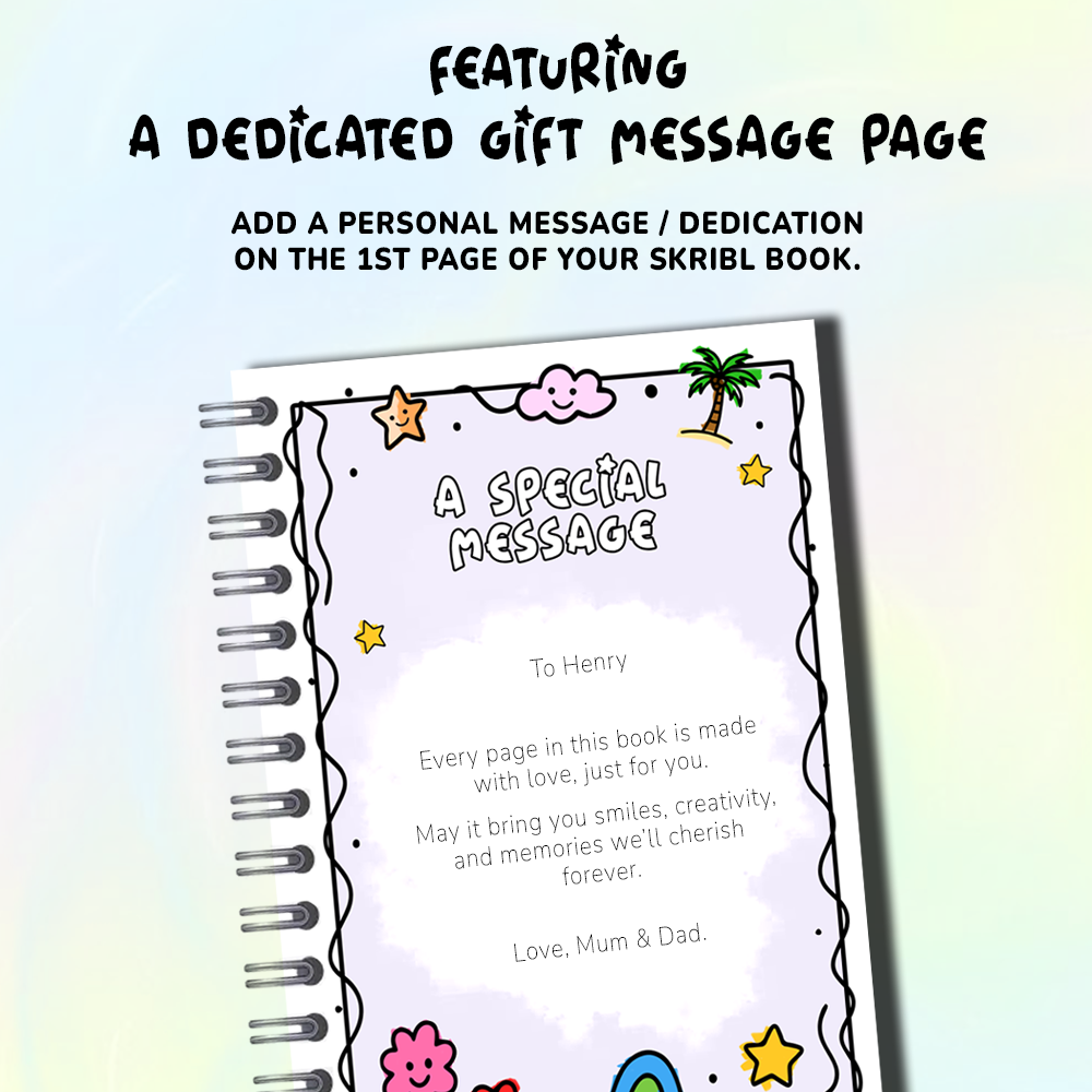 Personalised Colouring Book by SKRIBL™