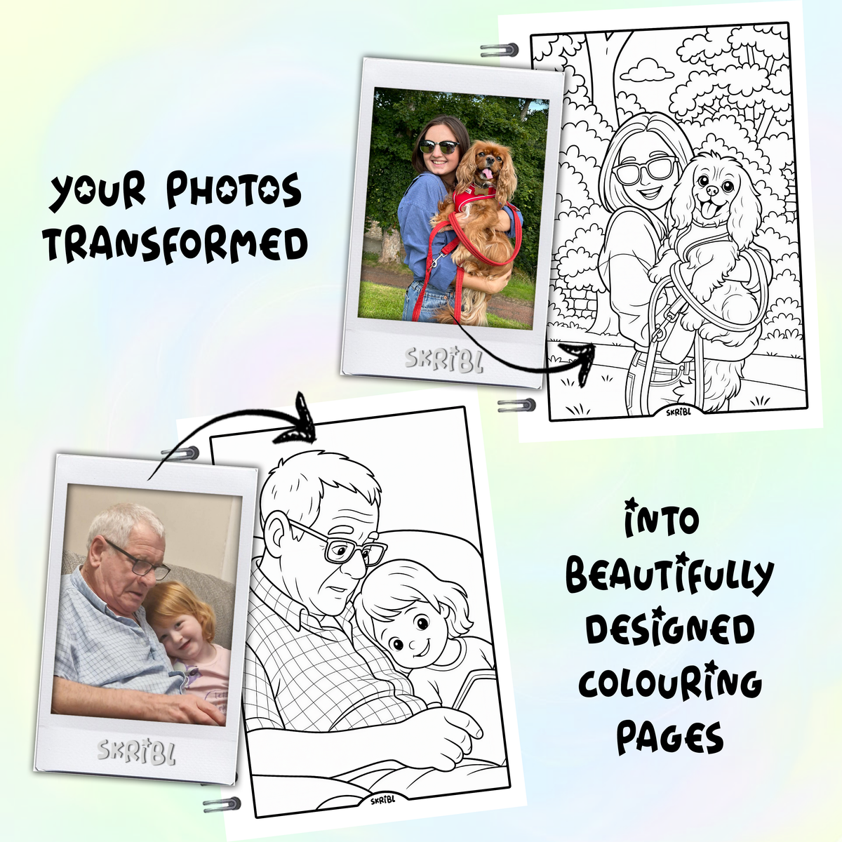 Personalised Colouring Book by SKRIBL™