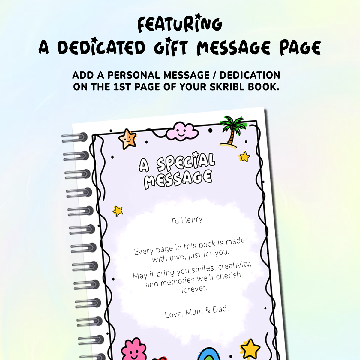 Personalised Colouring Book by SKRIBL™