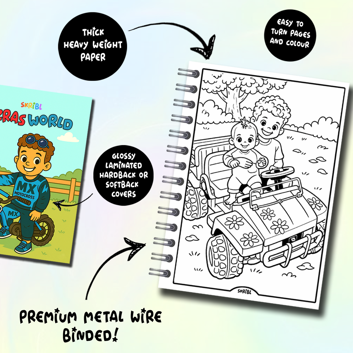 Personalised Colouring Book by SKRIBL™